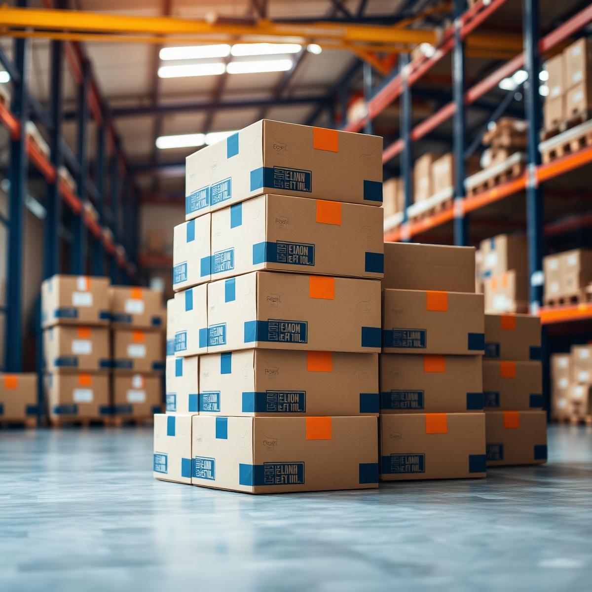 Parcels prepared by Quick Feet for dispatch